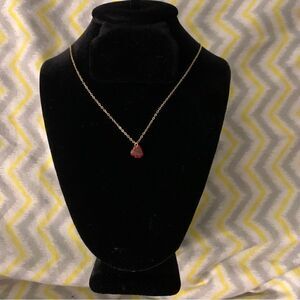 🌺 14k over 925 sterling silver swarovski crystal dainty heart Necklace